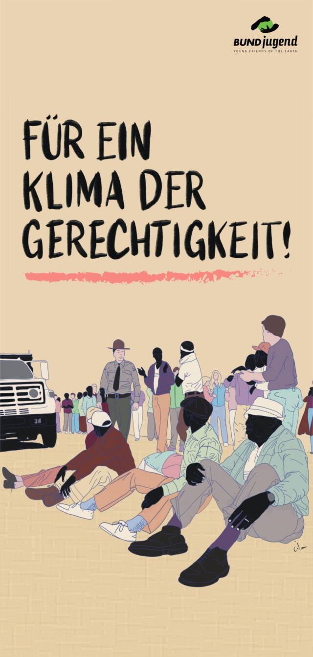Flyer "Für ein Klima der Gerechtigkeit"