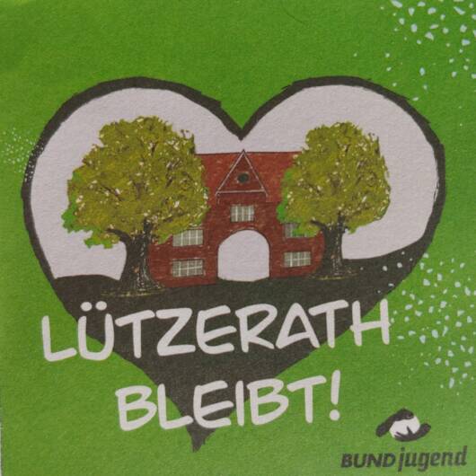 Sticker "LÜTZERATH BLEIBT!"
