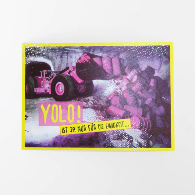 Postkarte "YOLO!"