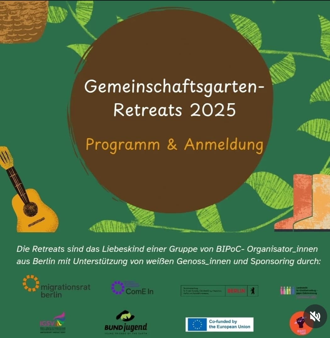 Gemeinschaftsgarten-Retreats 2025 Programm und Anmeldung