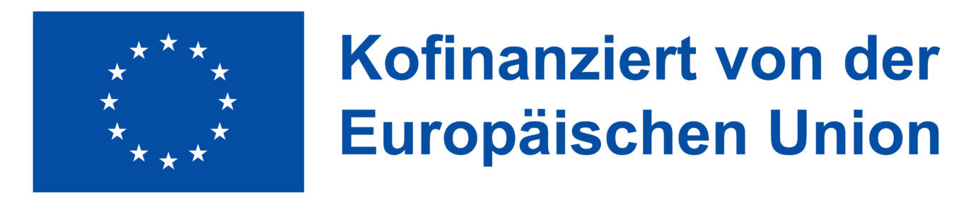 EU-Logo und Schriftzug